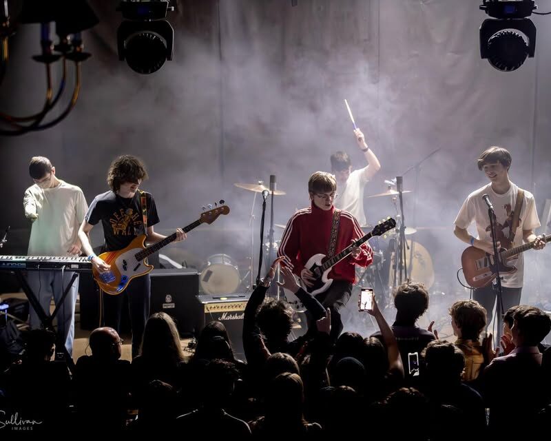 HMV Local band, Shoehorn playing a gig live.