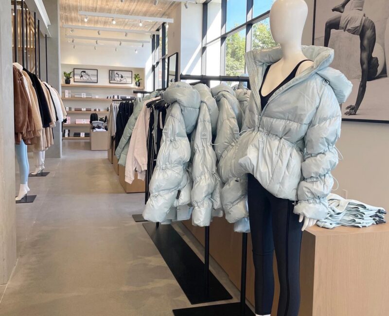 Interiors of Alo Yoga